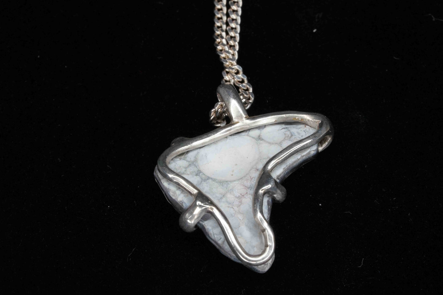 Coral Geode Necklace